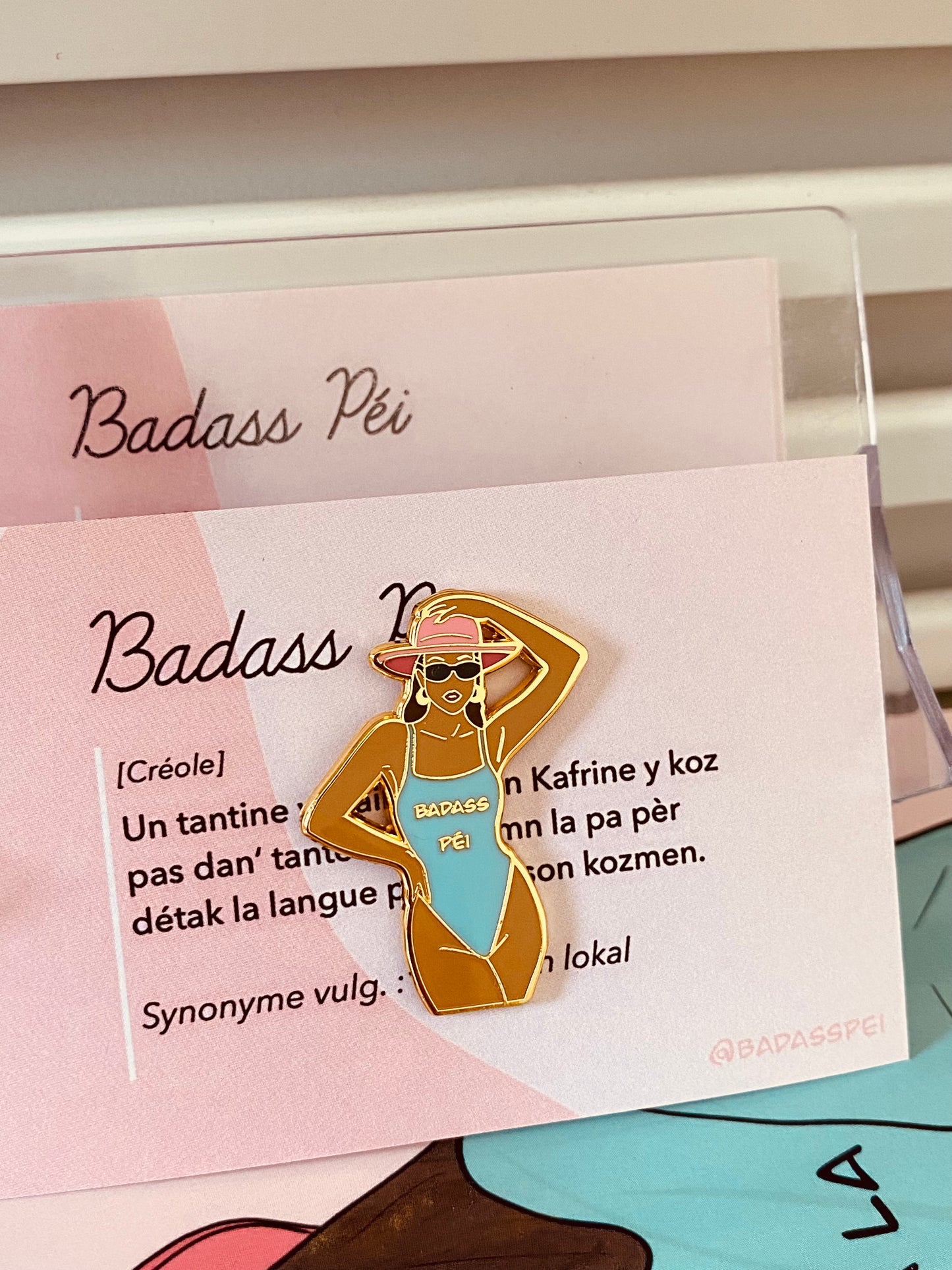 Pin's "Badass Péi"